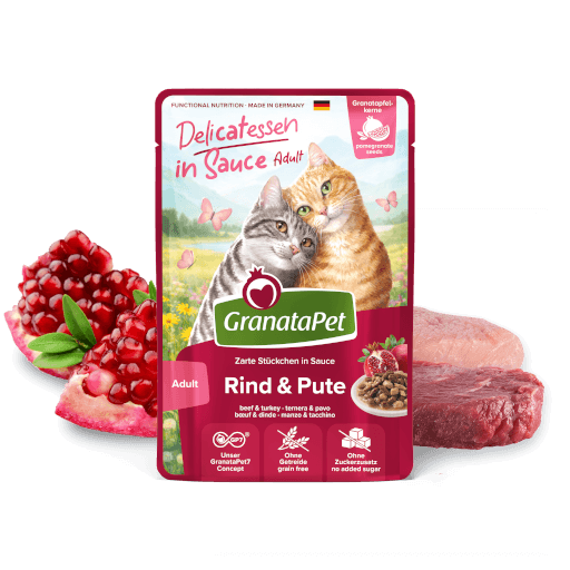 GranataPet Katze - Nassfutter DeliCATessen in Sauce Multipack 1 (amazon) I 12 x 100 g - MP 5