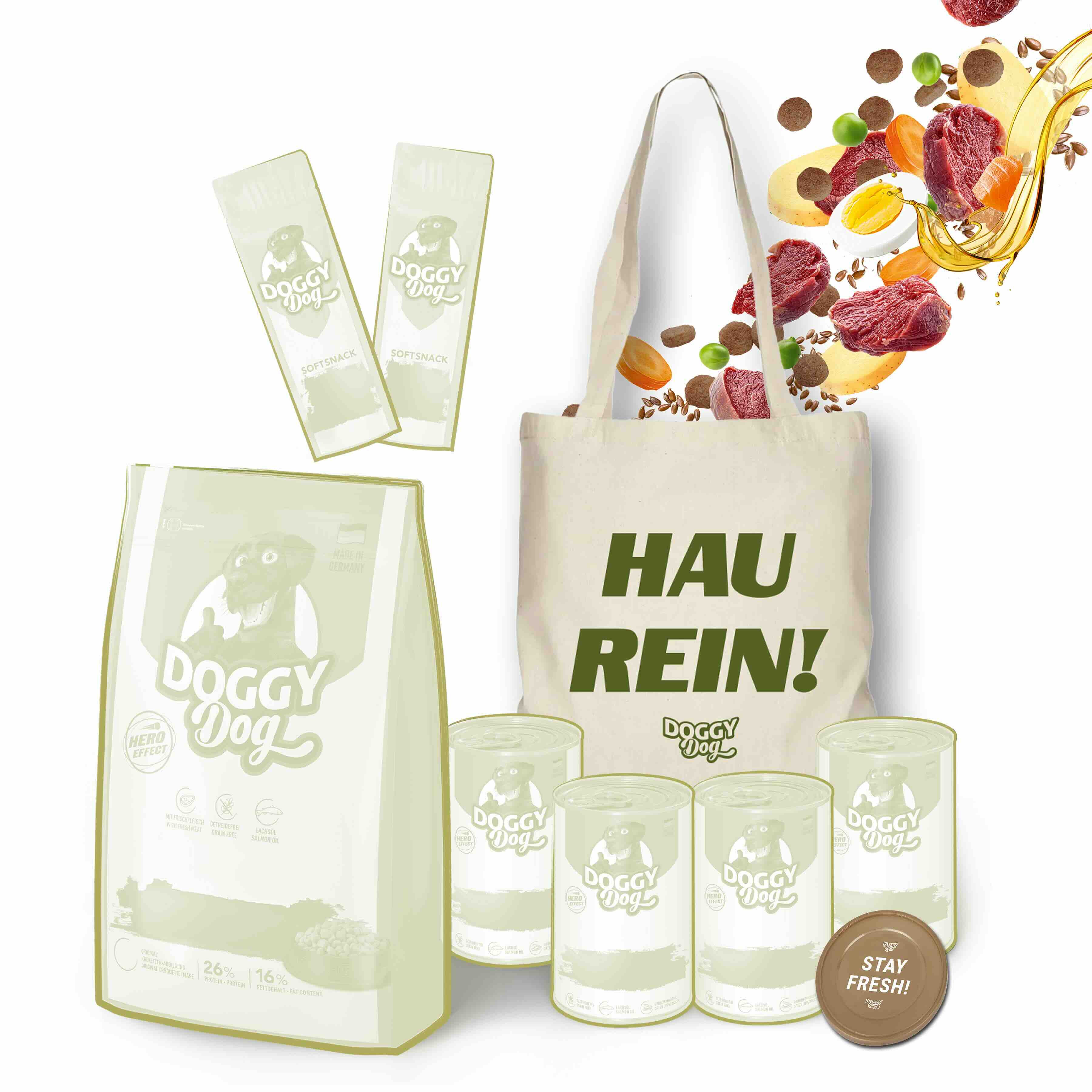 DOGGY Dog Hundefutter Probierbox