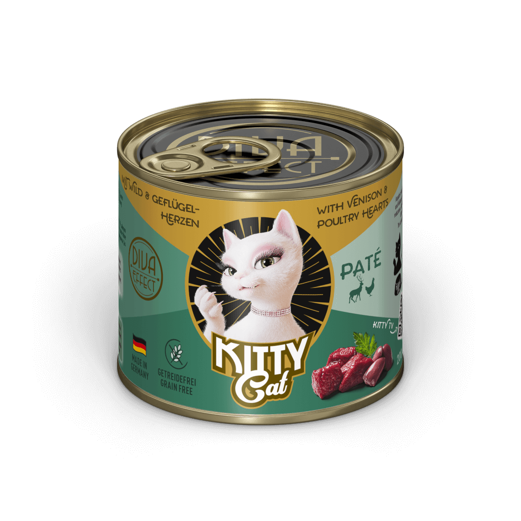 KITTY Cat - Nassfutter Paté Wild & Geflügelherzen 200 g - Hauptbild