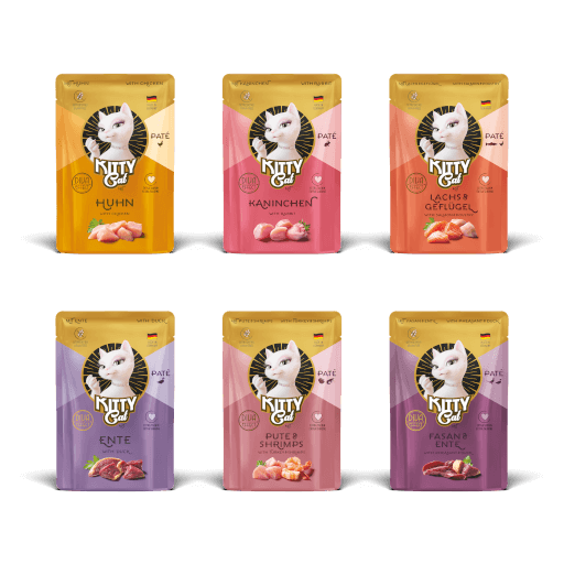 KITTY Cat - Nassfutter Paté ohne Wiederkäuer Mix 3 - 6 x 85 g - Hauptbild