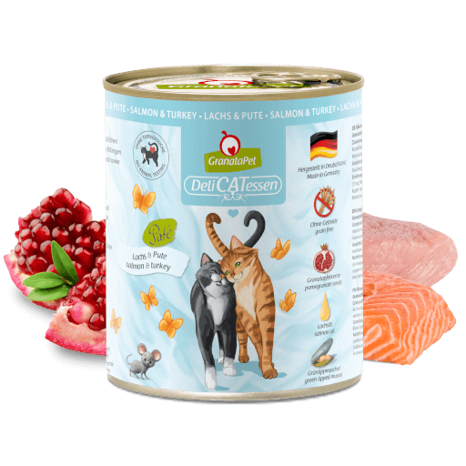GranataPet Katze - Nassfutter DeliCATessen Lachs & Pute 800 g - Zutaten