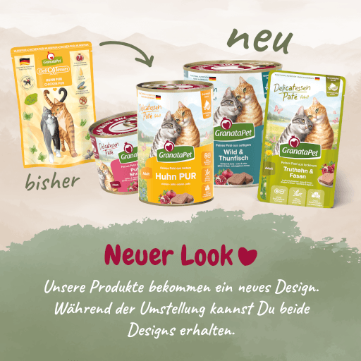 GranataPet Katze - Nassfutter DeliCATessen Kalb & Kaninchen 85 g - Relaunch