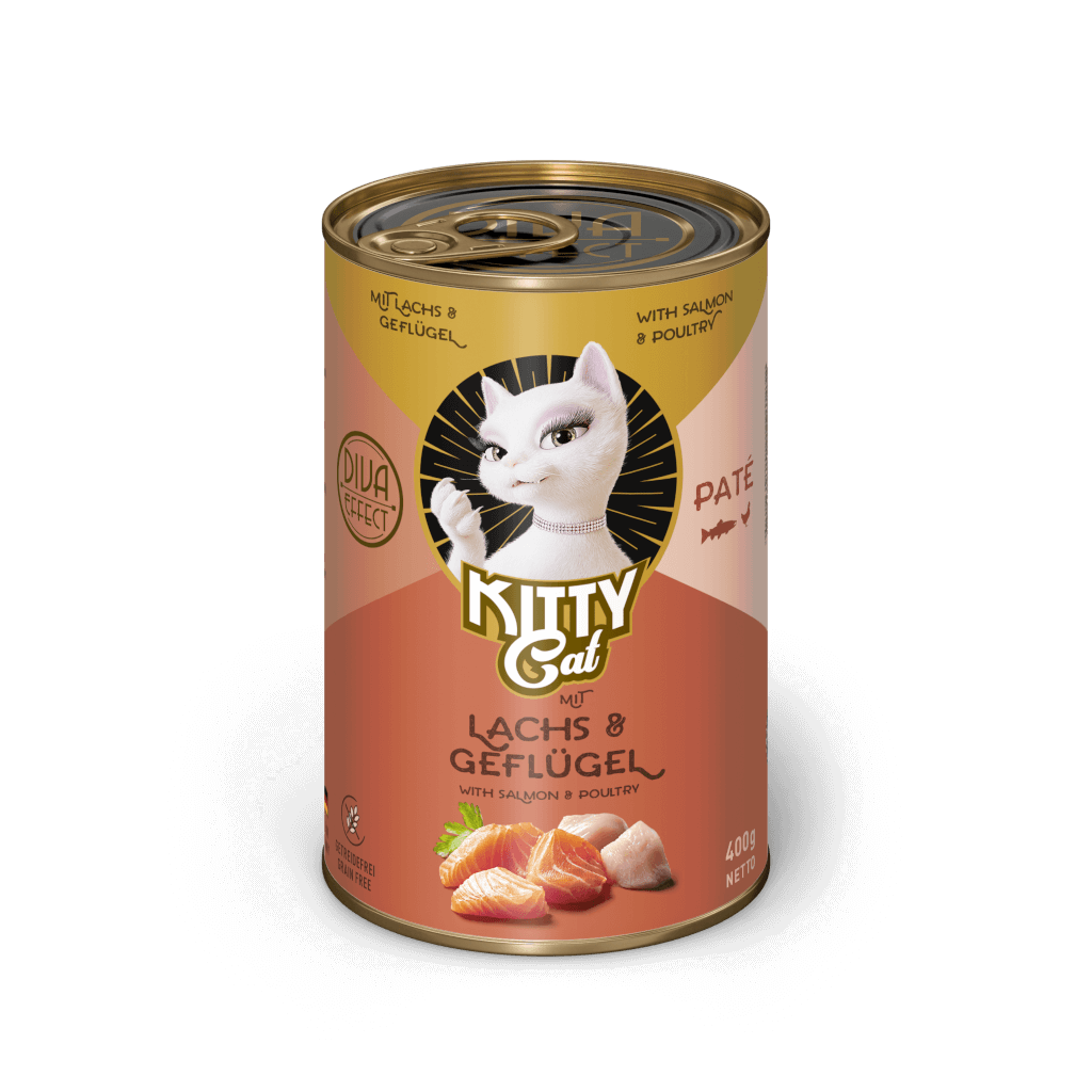 KITTY Cat - Nassfutter Paté Lachs & Geflügel 400 g - Hauptbild