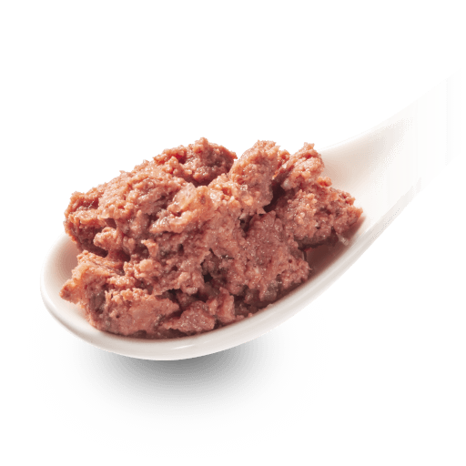 GranataPet Katze - Nassfutter DeliCATessen Thunfisch & Ente 85 g - Löffelbild