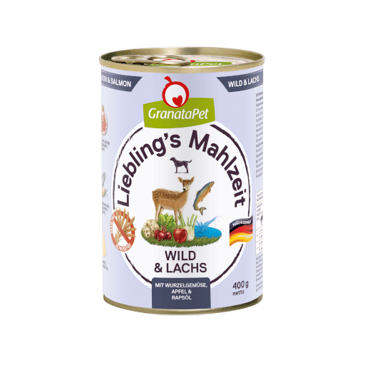 GranataPet Hund - Nassfutter Liebling´s Mahlzeit Wild & Lachs 400 g - Hauptbild