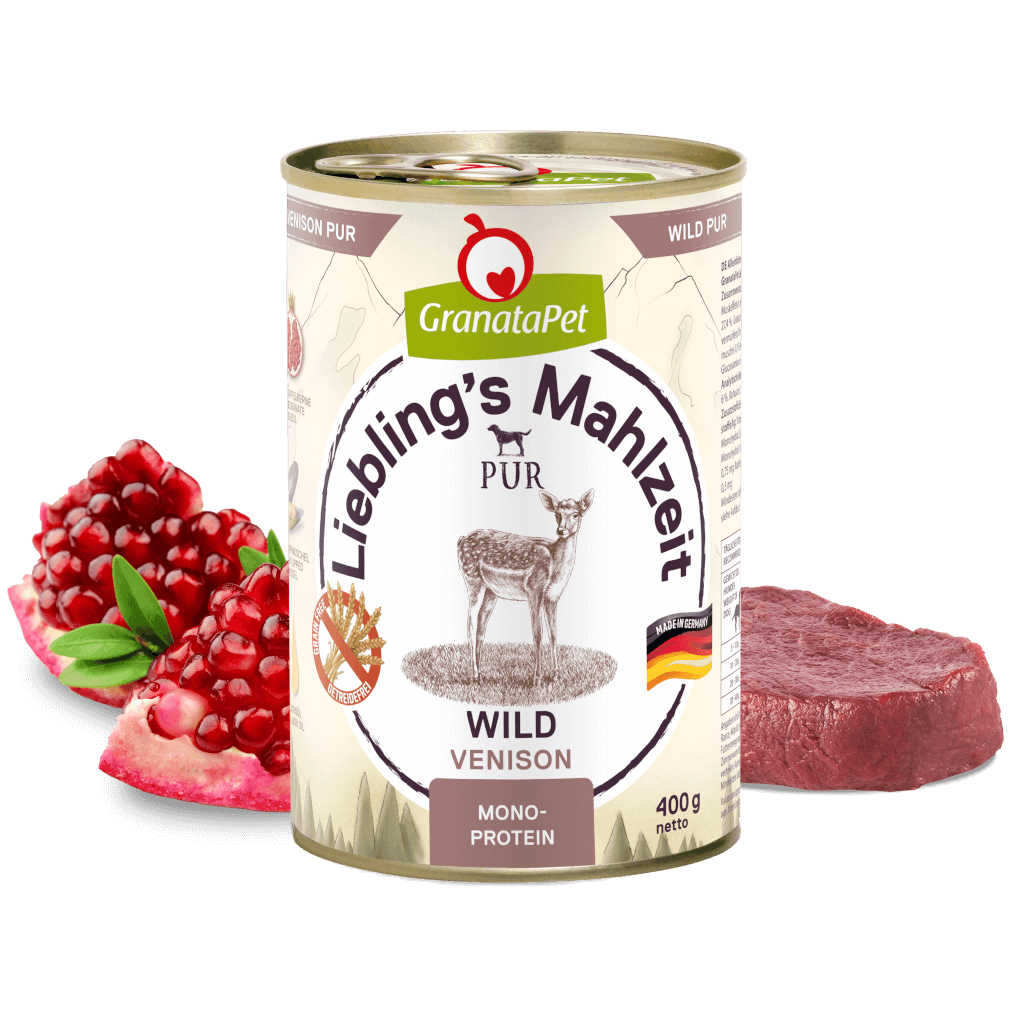 Liebling's Mahlzeit mit Wild, Zutatenillustration