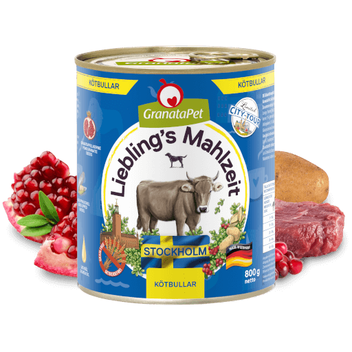 GranataPet Hund - Nassfutter Liebling´s Mahlzeit City Tour - Stockholm 800 g - Zutaten